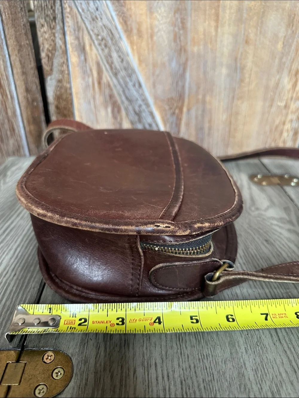 Coach Vintage Chester Canteen Leather Crossbody Shoulder Bag Restoration Project